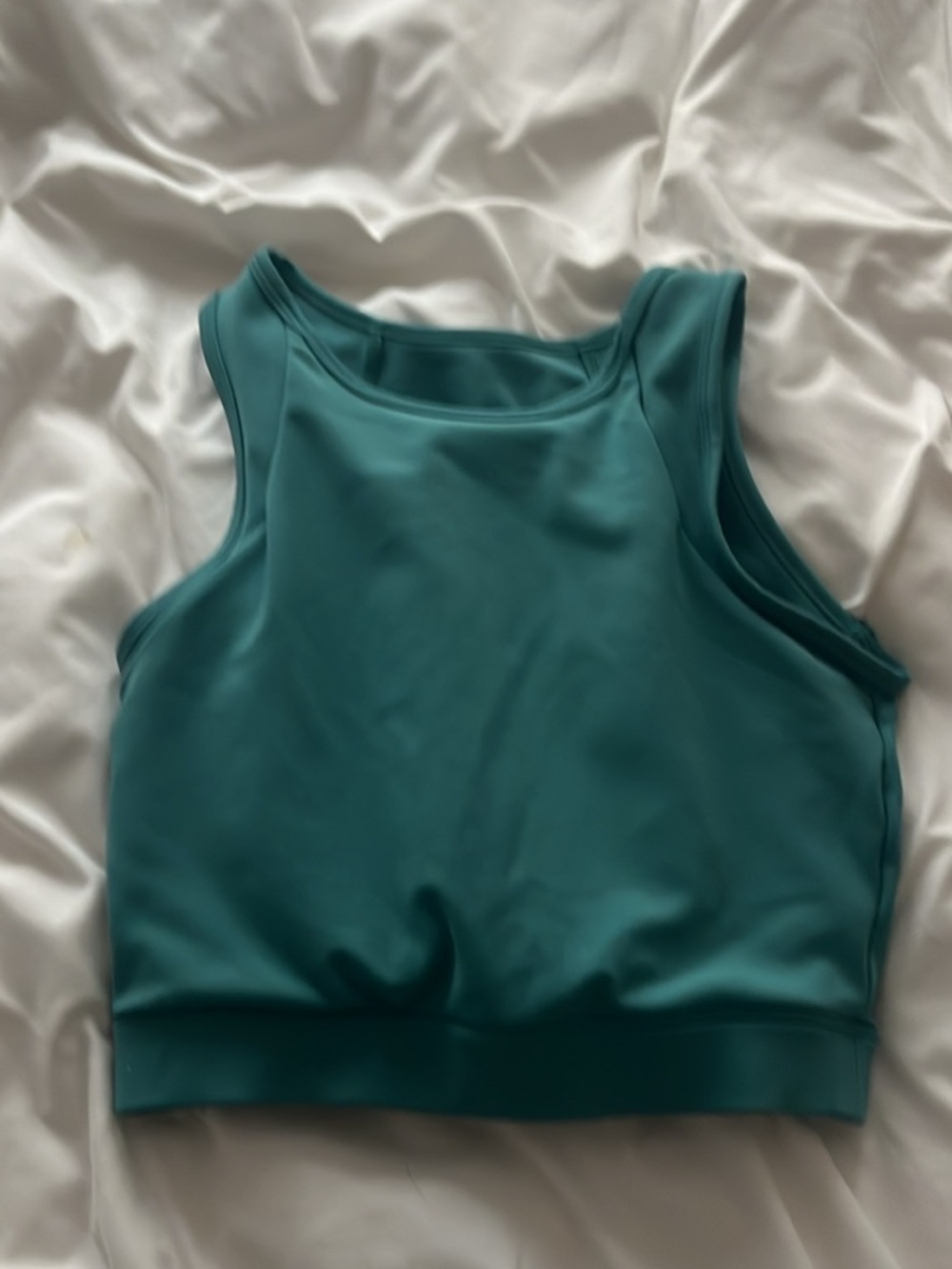 POP Fit Teal Workout Crop Top